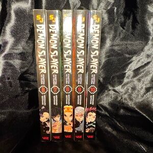 Demon Slayer Manga Volumes 6, 7, 8, 9, 10